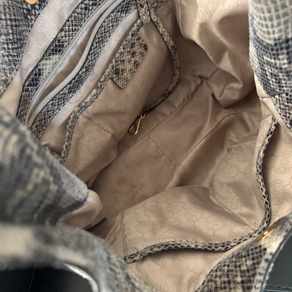 Sale! Michael Kors Fulton Python Hobo Bag - Picture 8 of 8
